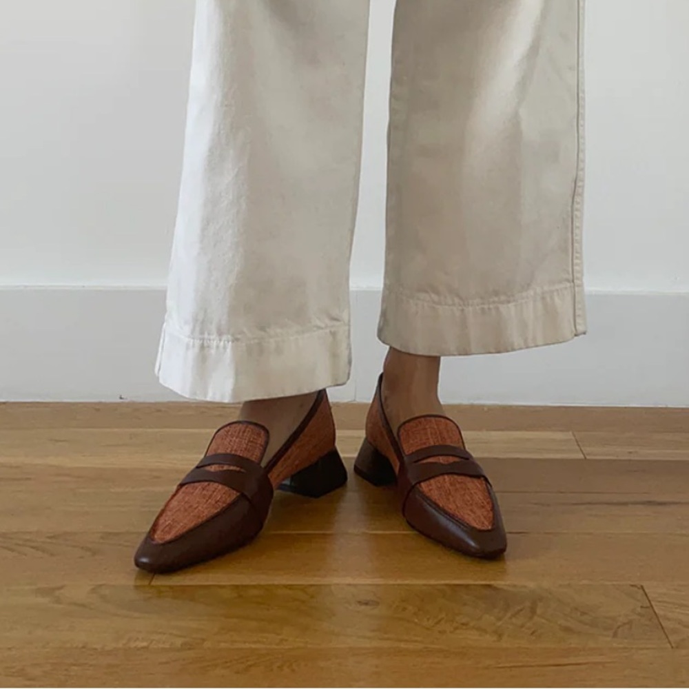 Suzanne Rae Pointed Loafer in Rust/Sequoia size 39 New in box! NWT